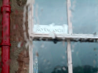 No Vacancies, in a wet Plockton, Wester Ross,