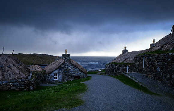 Gearrannan Blackhouse village. Lewis