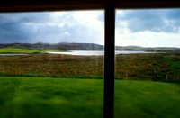 View from the Callanish Standing Stones visitor centre. Lewis.