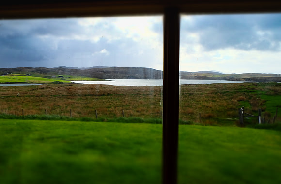 View from the Callanish Standing Stones visitor centre. Lewis.