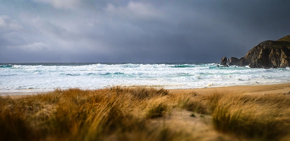 Dalmore Beach on the windy west coast of Lewis.