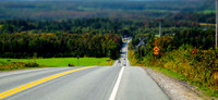 Route 108 heading west out of Sainte-Catherine-de-Hartley, Eastern Townships, quebec