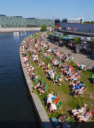 What Berliners do when the temperature hits 36C.