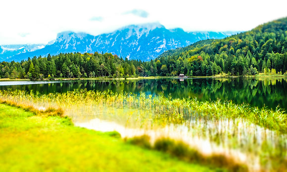 Lautersee, Mittenwald, Bavaria.