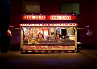 Street traders, London.